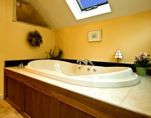 A luxurious bath from Valley Home Improvement, a great choice of design build firms